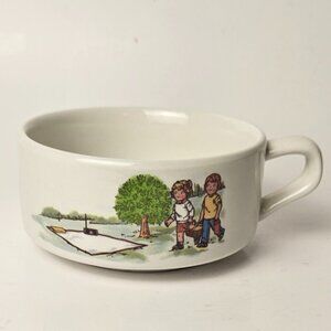 Vintage Campbell's Soup Bowl with Handle